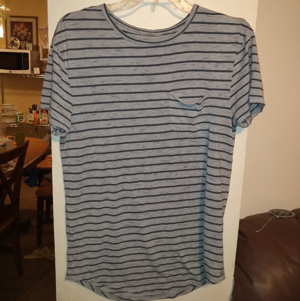 Striped Henley t shirt